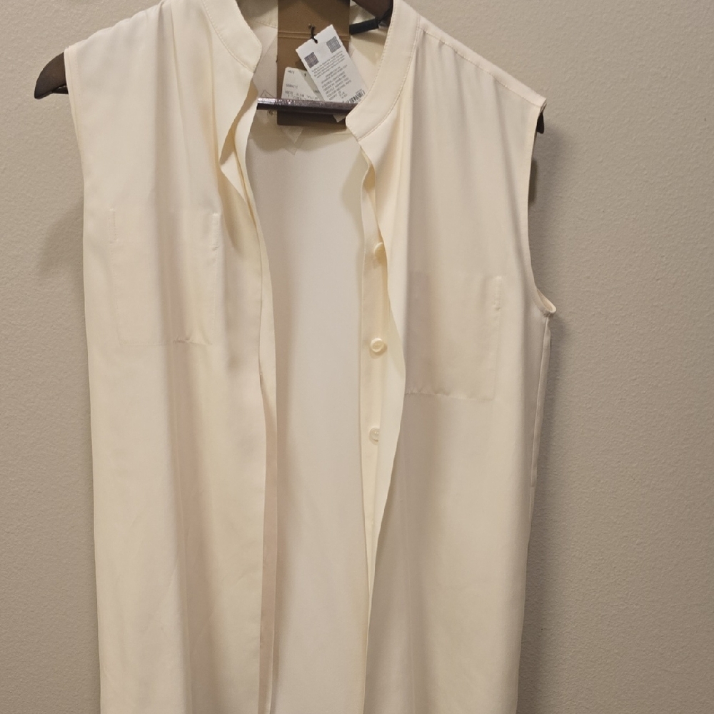 Authentic Burberry Neutral White Shirt